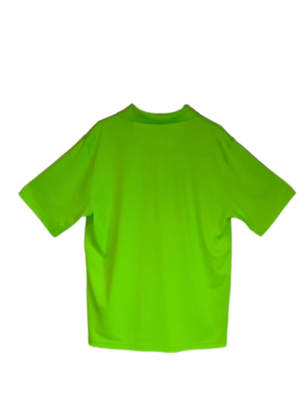 Greg Norman for Tasso Elba Men's Neon Green Polo Shirt - Picture 3 of 4